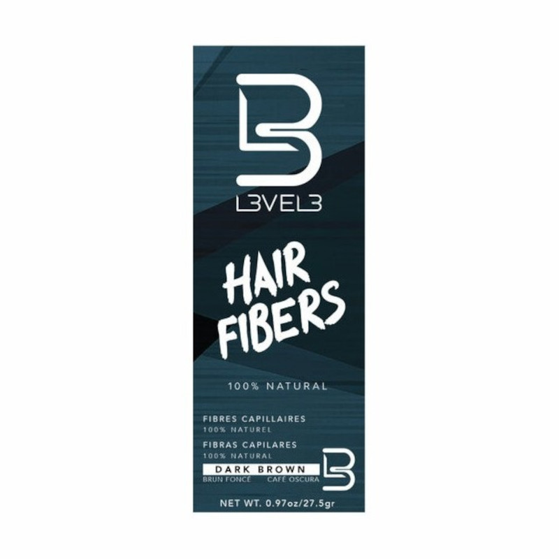 [HC0275BRN] FIBRA CAPILAR MARRÓN OSCURO 27.5G - L3VEL3