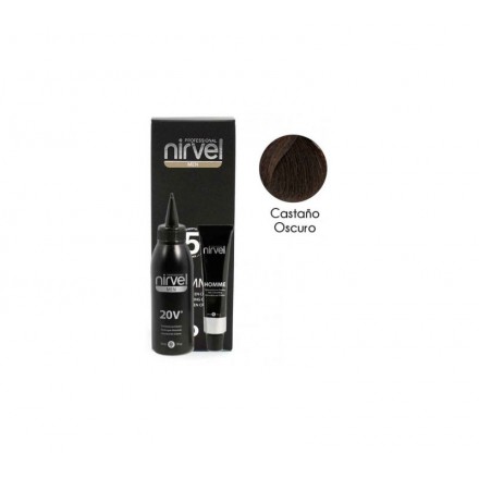 HOMME COLORACIÓN EN CREMA CT6 CASTAÑO OSCURO 30ML - NIRVEL