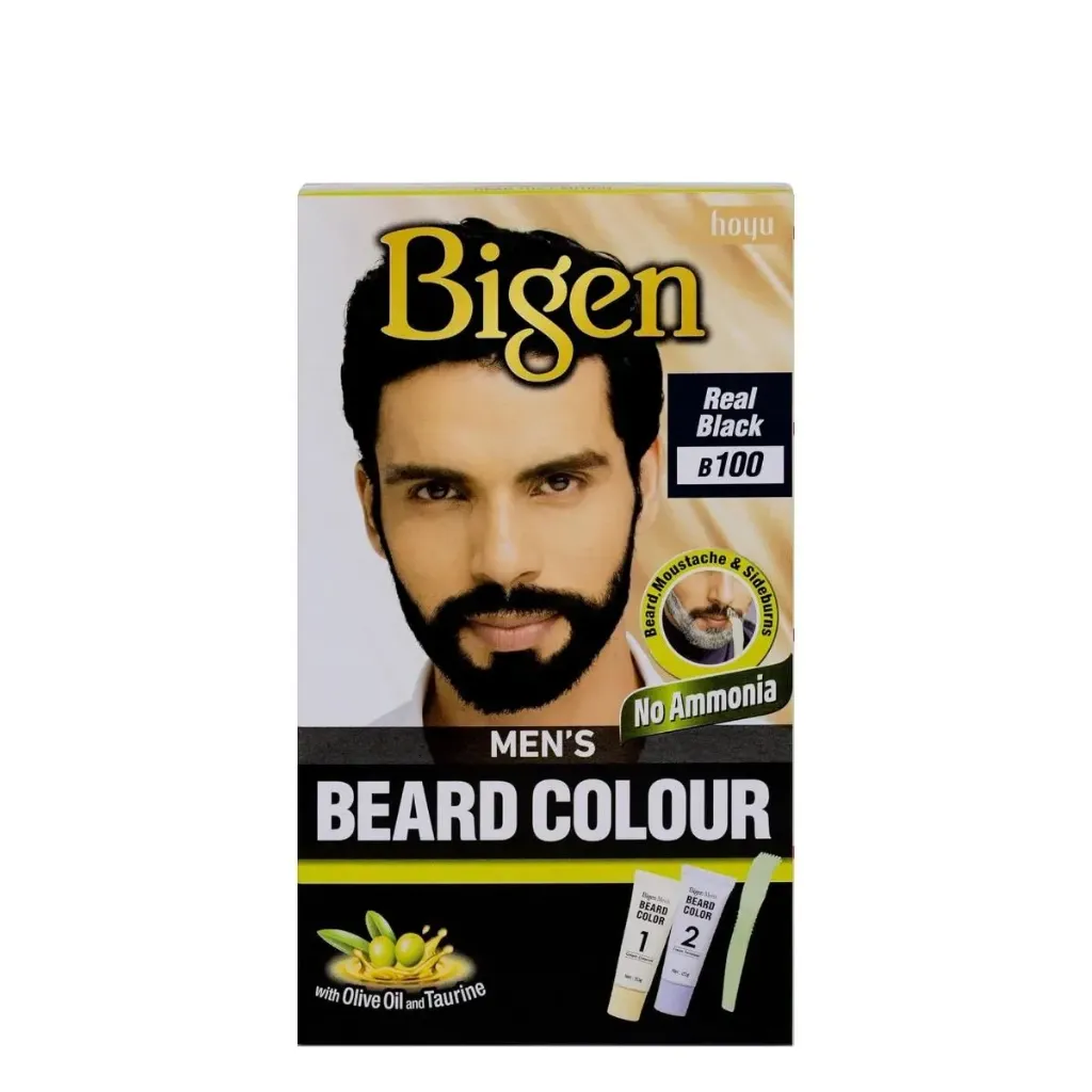 [39075] MEN´S BEARD COLOUR B100 NEGRO REAL - BIGEN