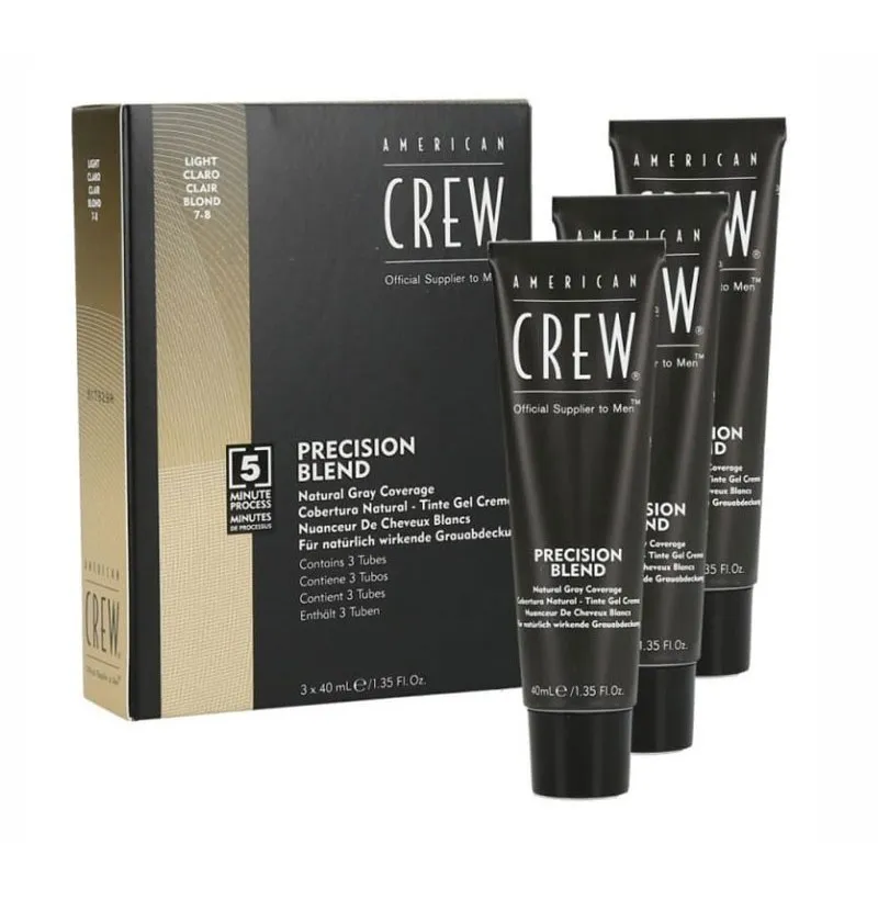 MEZCLA COBERTURA CLARO 7-8 40ML - AMERICAN CREW