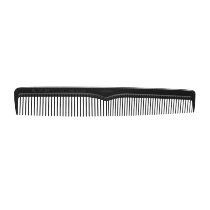 [07356] PEINE BARBERO CORTE 17,5 CM NEGRO - RAGNAR