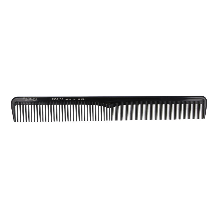 [07357] PEINE BARBERO CORTE 19,5 CM NEGRO - RAGNAR