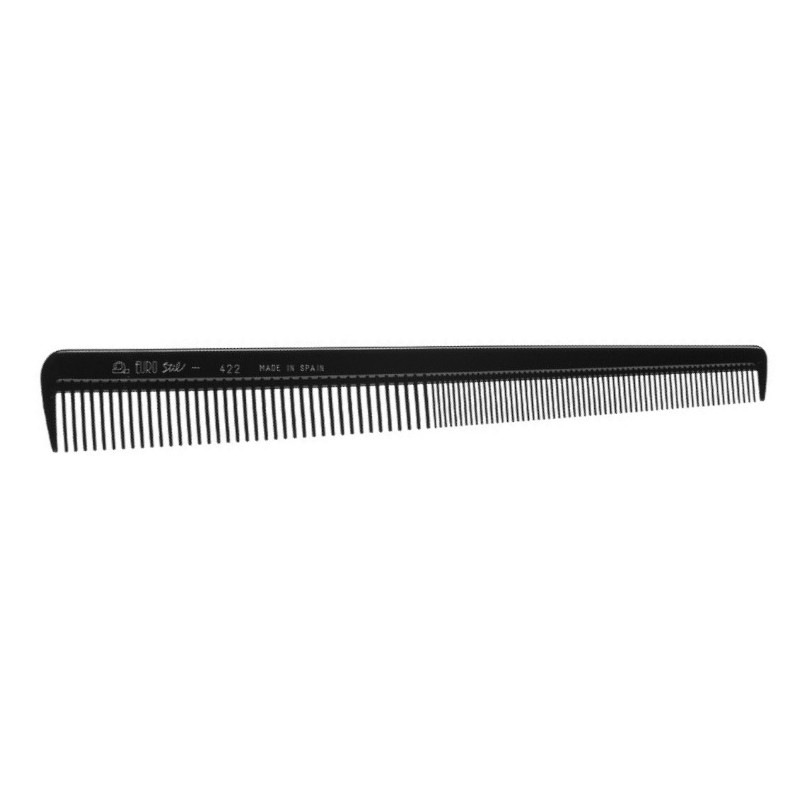 [00422] PEINE ESPECIAL PELUQUERO 18CM NEGRO - EUROSTIL