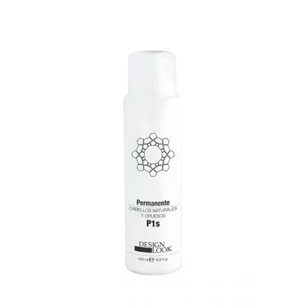 [19508] PERMANENTE P1S CABELLOS NATURALES Y GRUESOS 500ML - DESIGN LOOK
