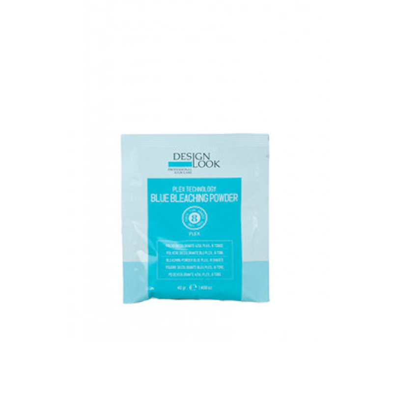POLVO DECOLORANTE AZUL CON PLEX 8 TONOS 40GR - DESIGN LOOK