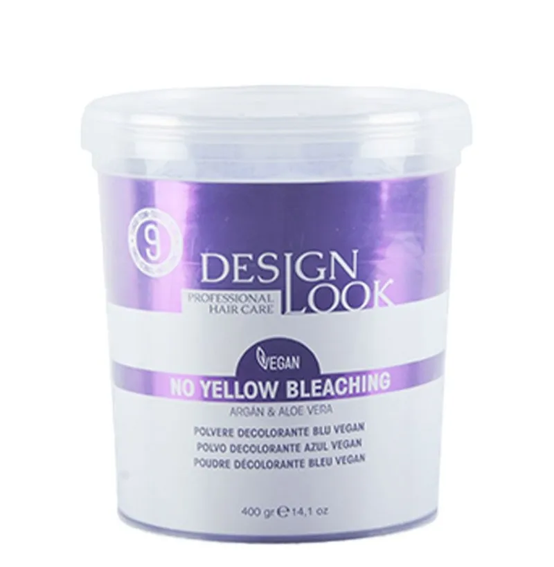 [27868] POLVO DECOLORANTE NO YELLOW 9 TONOS 400GR - DESIGN LOOK