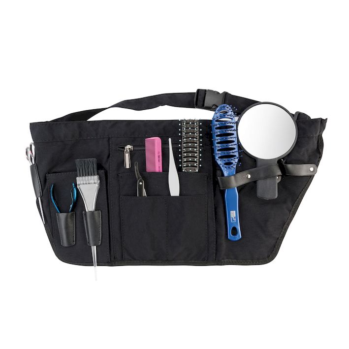 [02515] PORTA HERRAMIENTAS CINTURA NYLON NEGRO 25X59 - EUROSTIL