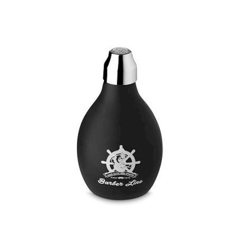 [06179] PULVERIZADOR TALCO GOMA NEGRO - BARBER LINE
