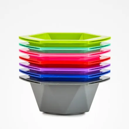 [21384] SET 7 BOWLS TINTE 7 COLORES HEXA - BIFULL