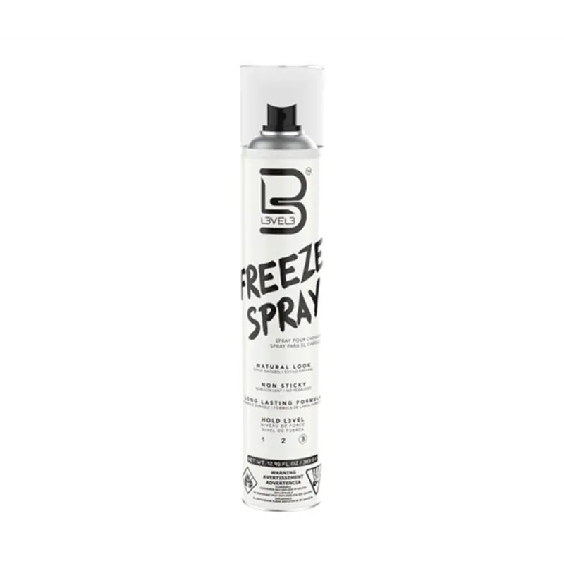 SPRAY FREEZE FIJACION FUERTE 383ML - L3VEL3