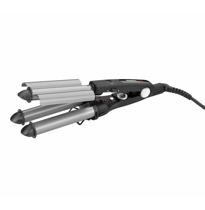 [21326] TENACILLA TOURMALINE TRIPLE BARRIL ONDULADO - BABYLISS