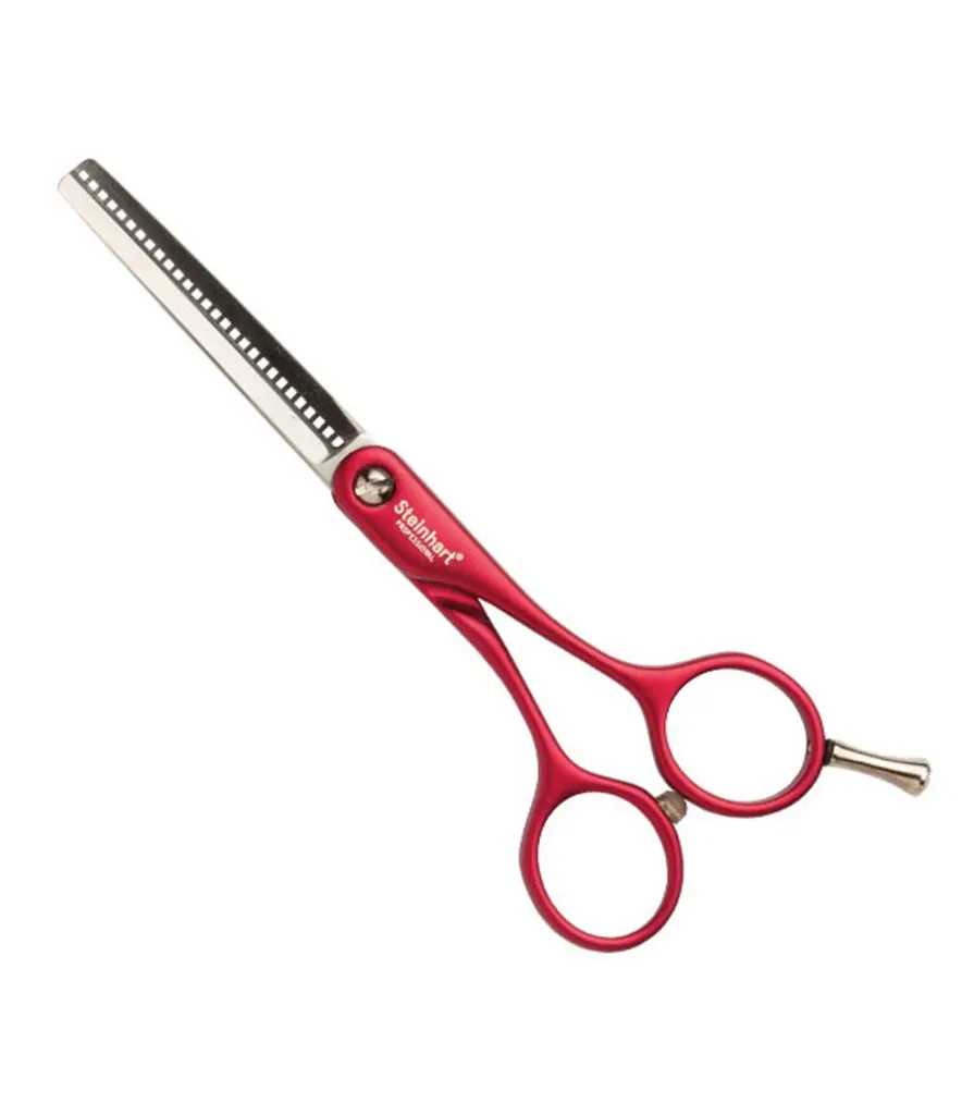 [T4711ESRJ] TIJERA AL  ROJA 5½"" ESCULPIR - STEINHART