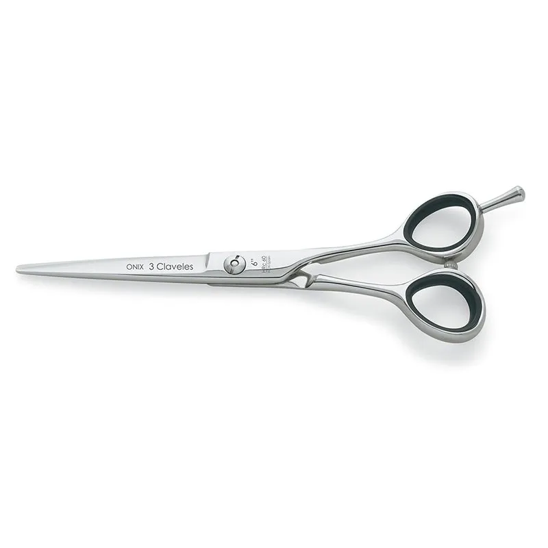 TIJERA PELUQ. ONIX 6" E - 3 CLAVELES