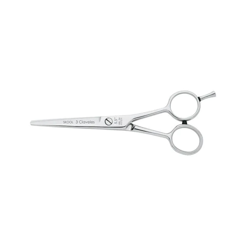 [38045] TIJERA PELUQUERO SKOOL 5,5" D - 3 CLAVELES