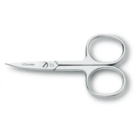 [12076] TIJERA UÑAS CURVA 3.5" D - 3 CLAVELES