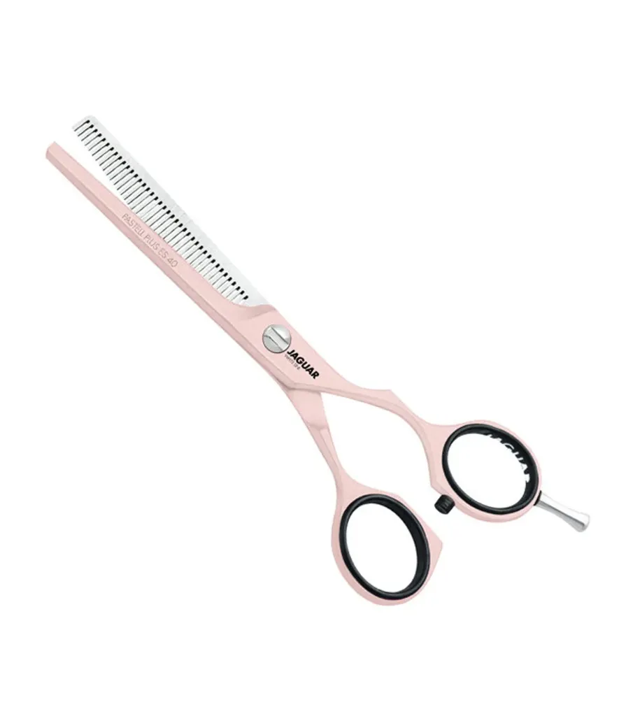 [T20W3054-8] TIJERA WHITE PASTELL PLUS 5.5" 40 ROSÉ - JAGUAR