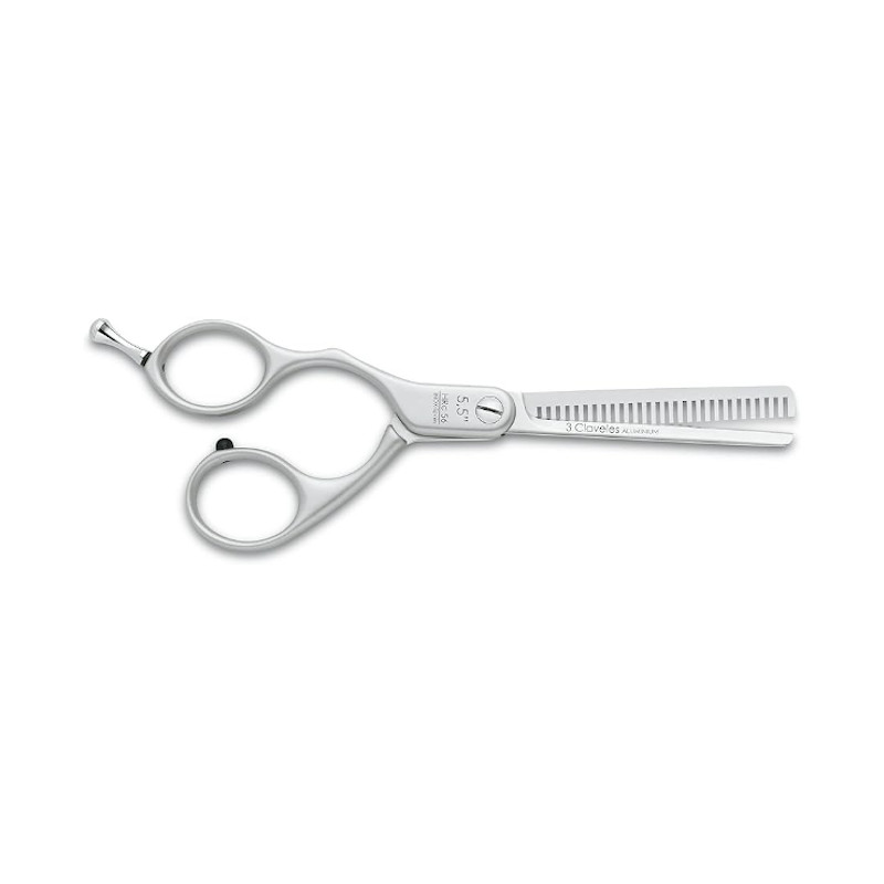 [38044] TIJERA ZURDOS DURALUMINIO LEFT ES-28 5.5" D - 3 CLAVELES
