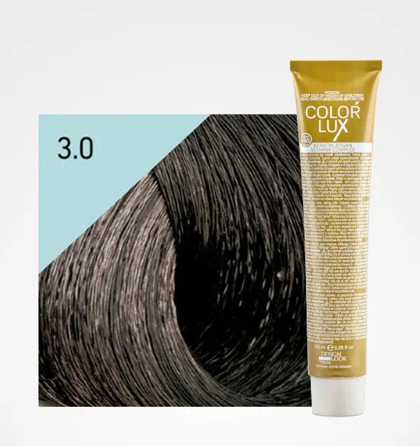 [DLPEL01501] TINTE COLOR LUX 3.0 CASTAÑO OSCURO 100ML - DESIGN LOOK