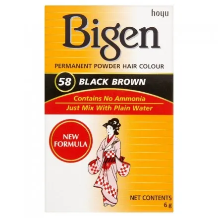 [15482] TINTE PERMANENTE Nº58 BLACK BROWN - BIGEN
