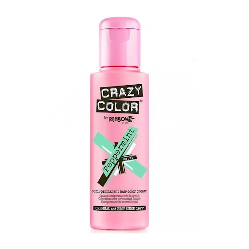 TINTE SEMIPERMANENTE Nº71 PEPPERMINT 100ml - CRAZY COLOR
