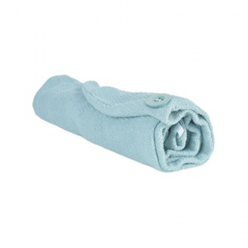 TOALLA TURBANTE DE MICROFIBRA CELESTE - BIFULL