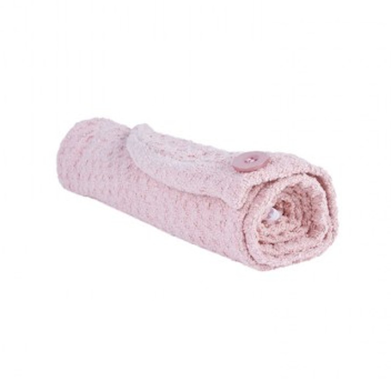 [34122] TOALLA TURBANTE DE MICROFIBRA ROSA - BIFULL