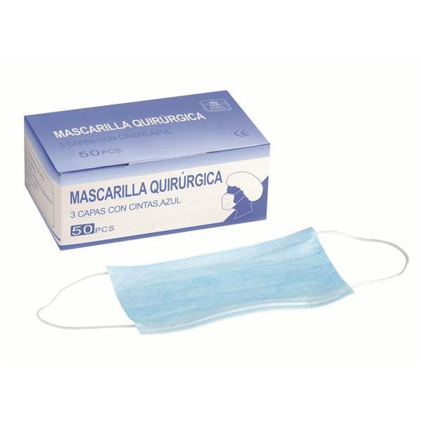 MASCARILLA DESECHABLE 3 CAPAS 50 UD - FAMA
