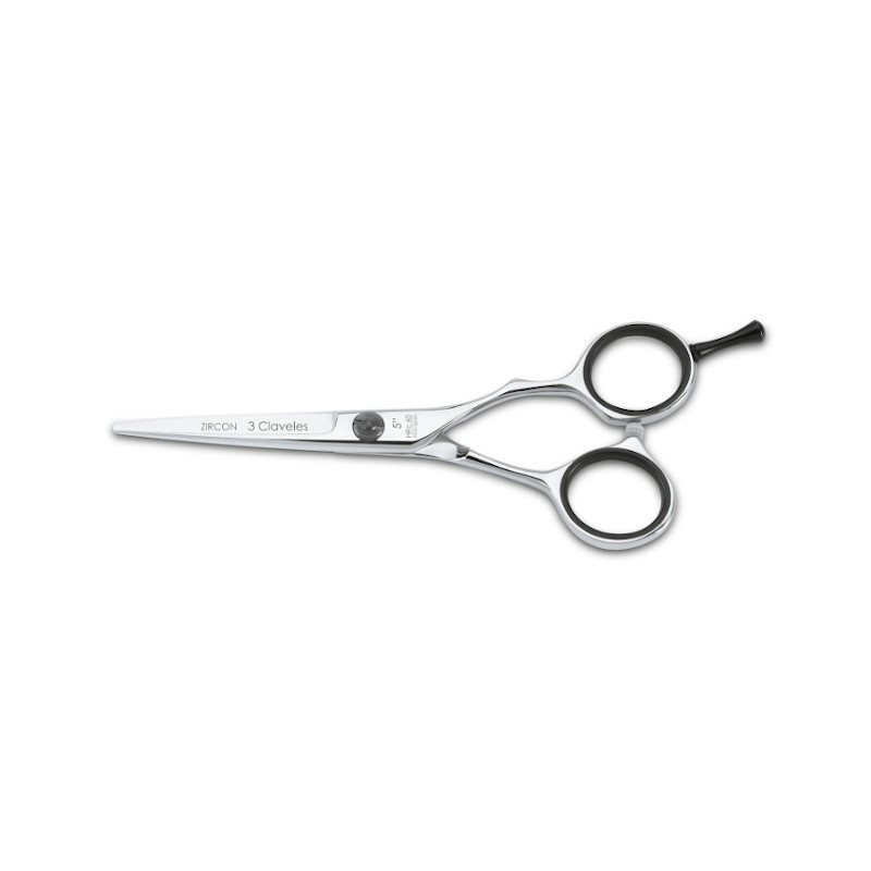 TIJERA PELUQUERO ZIRCON 5" - 3 CLAVELES