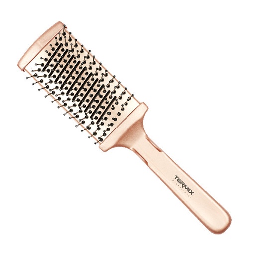 [33345] CEPILLO PLANO TERMICO GOLD ROSE GRANDE - TERMIX