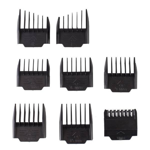 [M350REC02] SET 8 PEINES MÁQUINA PRO 12 - HYSOKI