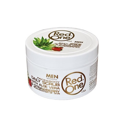 [402016-1] GEL EXFOLIANTE ALOE VERA & STRAWBERRY - RED ONE