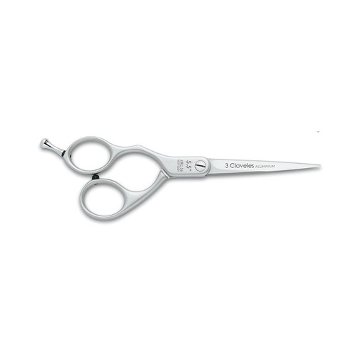 [12696] TIJERA ZURDOS DURALUMINIO LEFT 5.5" D - 3 CLAVELES