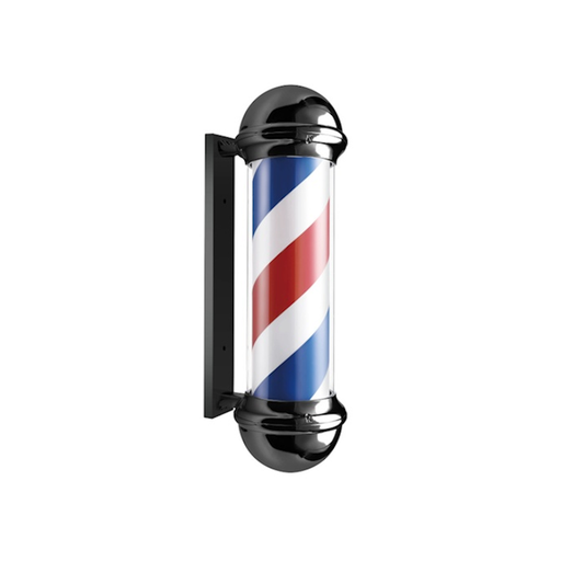 [2201.6] POLO BARBERO NEGRO TRICOLOR