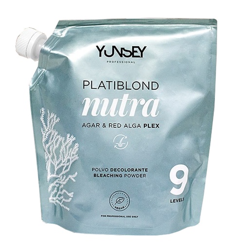 [505600000000] POLVO DECOLORANTE 9 TONOS AGAR & RED ALGA PLEX 500GR - YUNSEY
