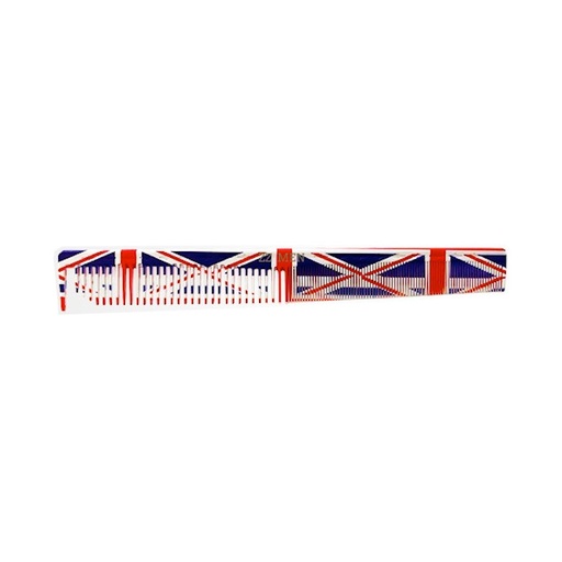 [ZZPEI44493 31116] PEINE PROFESIONAL CORTE UNION JACK LINE Nº 8 - ZZ MEN