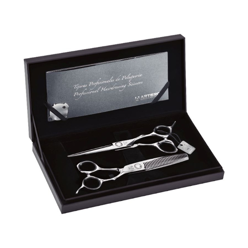 [L58] SET TIJERAS HERITAGE CORTE + ESCULPIR - ARTERO