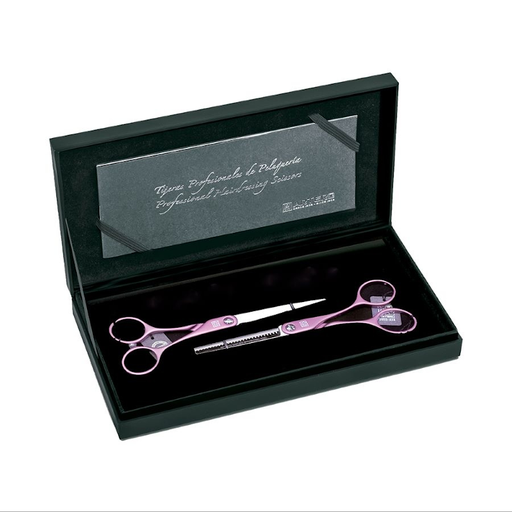 [L79] SET TIJERAS SYMETRIC VIOLET CORTE + ESCULPIR - ARTERO