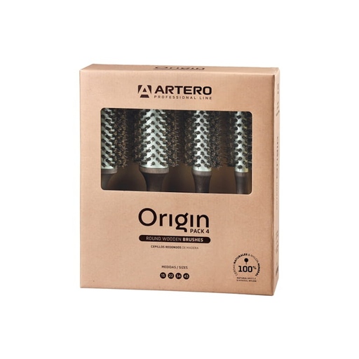 [K614] PACK CEPILLOS ORIGIN 15, 22, 33, 43 MM - ARTERO