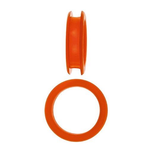 [A248] SET DEDALES SILICONA NARANJA 6UDS - ARTERO