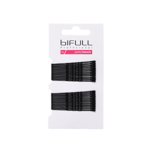 [BFUTI45337 39988] CARTÓN 24UD HORQUILLAS CLIP ONDULADO NEGRAS 51MM - BIFULL