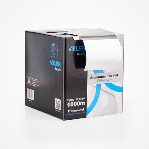 [VBDES10013 41737] ROLLO PAPEL ALUMINIO LISO 1000M - VELER BEAUTY
