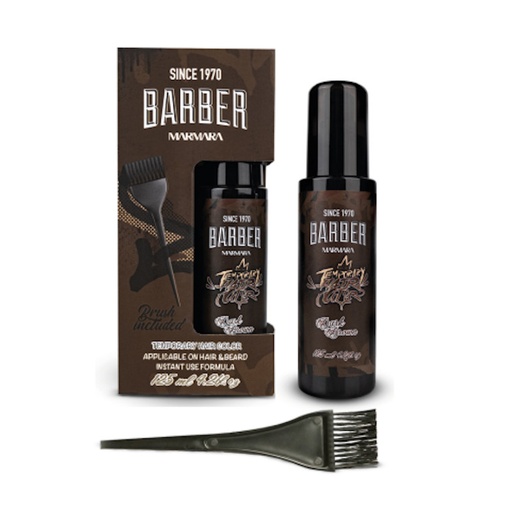 [BTC-125-DB] COLOR TEMPORAL MARRÓN OSCURO BARBA & PELO 125ML - MARMARA
