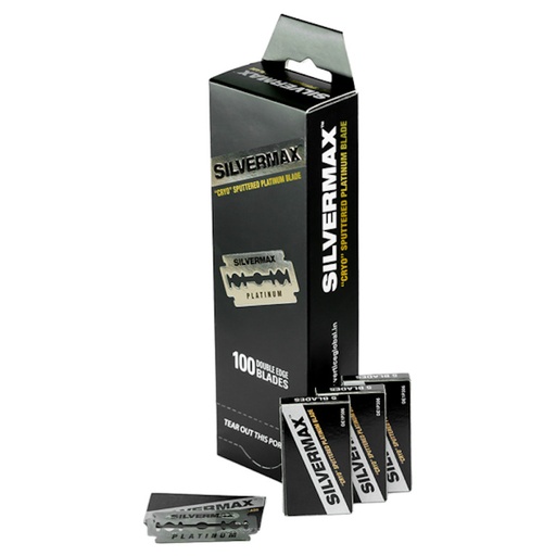 [SIL-3003 25665] CAJA 100 CUCHILLAS ENTERAS - SILVERMAX