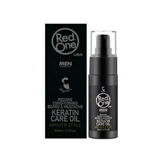 [41921] ACEITE BARBA & BIGOTE KERATINA 50ML - RED ONE