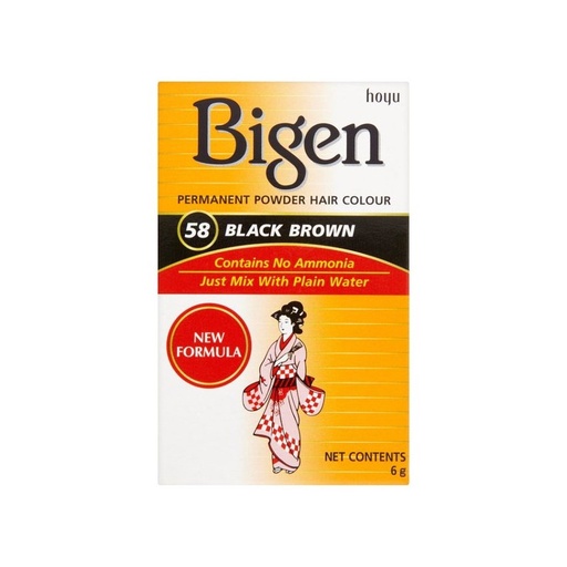 [15482] TINTE PERMANENTE Nº58 BLACK BROWN - BIGEN
