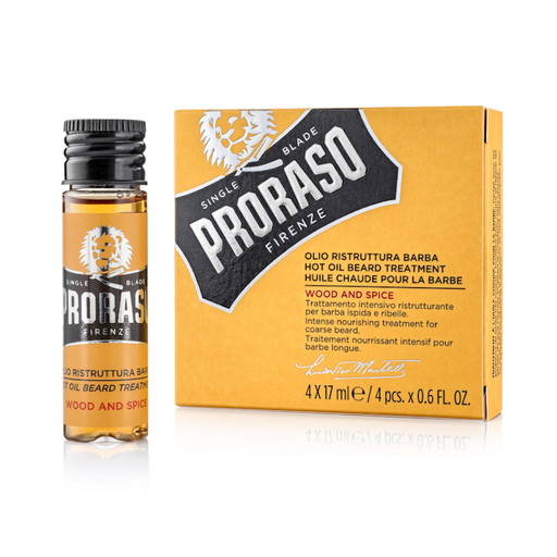 [14060] ACEITE CALIENTE PARA BARBA 4x17ML - PRORASO