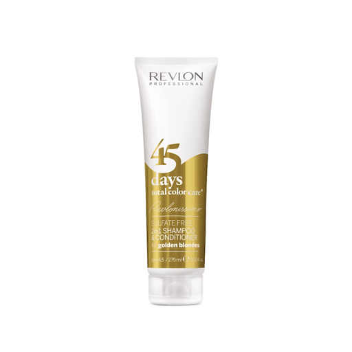 [11738] CHAMPÚ & ACONDICIONADOR 2EN1 GOLDEN BLONDES 45 DIAS 275ML - REVLON