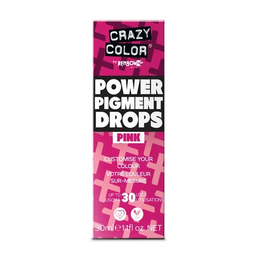 [CC002622 40986] PIGMENTO PURO ROSA 30ML - CRAZY COLOR
