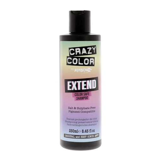 [CC002558 30050] CHAMPU EXTEND COLOR SAFE 250ML - CRAZY COLOR