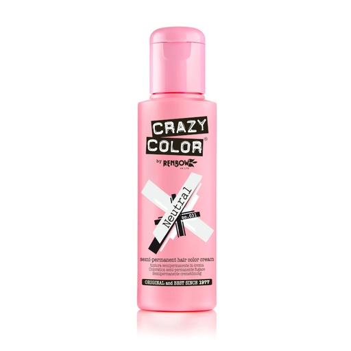 [CC002276 18869] TINTE SEMIPERMANENTE NEUTRAL 250ml - CRAZY COLOR